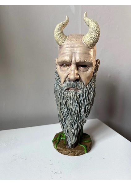 Mimir God Of War Boyalı Büst 40 cm (Mega Boy) fırsatları