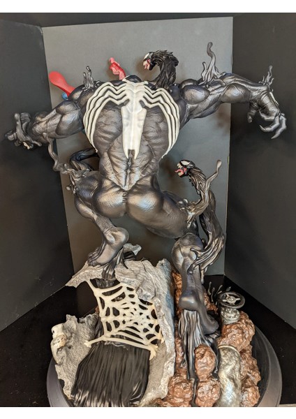 Venom Vs Spiderman Azılı Düşman Boyalı Figür 20 cm (Büyük Boy) indirimleri