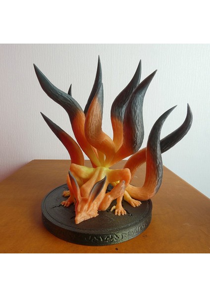 Naruto 9 Kuyruklu Şeytan Tilki Boyalı Figür 15 cm fiyatları