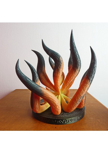 Naruto 9 Kuyruklu Şeytan Tilki Boyalı Figür 15 cm modelleri