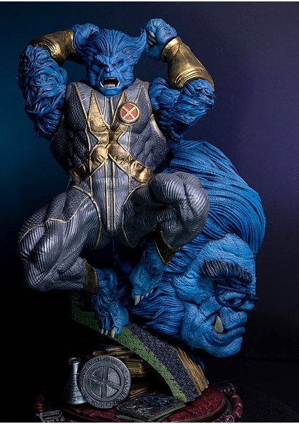 X-Men Öfkeli Beast Boyalı Figür 20 cm (Dev Boy)