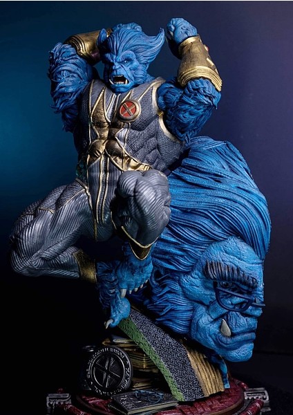 X-Men Öfkeli Beast Boyalı Figür 20 cm (Dev Boy)