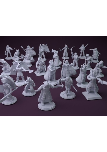 Küçük Askerler Fantasy Mini Koleksiyonu (10 Adet Figür)