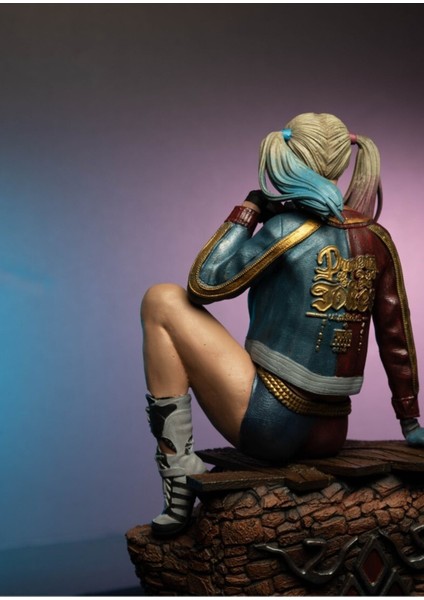 Harley Quinn Boyalı Figür 25 cm indirimleri