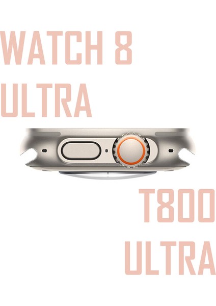 Watch 8 Ultra Series T800 Ultra 44MM Tam Ekran Bt Çağrı Özellikli Akıllı Saat