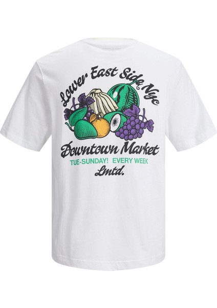 Jorcabana Graphıc Tee Ss Crew Neck Ln Beyaz Erkek T-Shirt 12235304-Brigh fiyatları