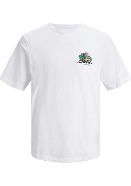 Jorcabana Graphıc Tee Ss Crew Neck Ln Beyaz Erkek T-Shirt 12235304-Brigh modelleri