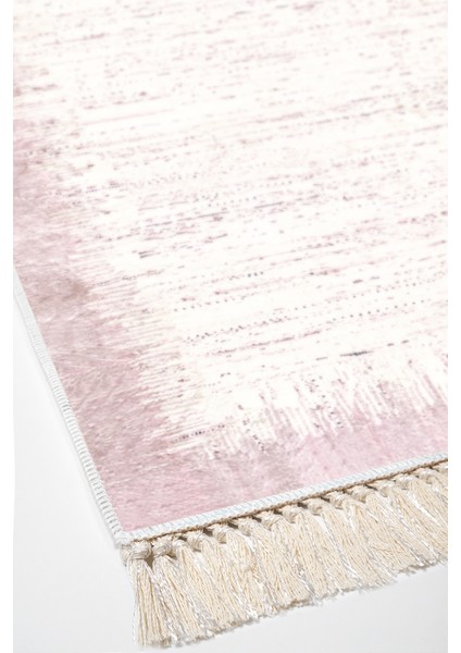 Kaymaz Taban Djt 2'li Banyo Paspas Takımı Trend Saçaklı Modern 1342 Pudra fırsatları