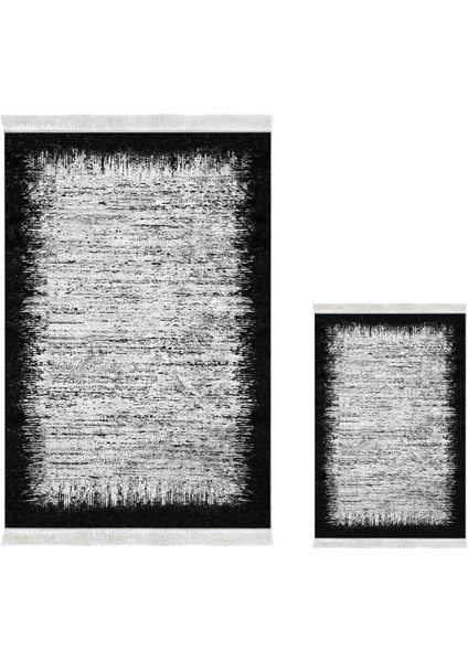 Kaymaz Taban Djt 3'lü Banyo Paspas Takımı Trend Karışık Modern 1342 Siyah fiyatları