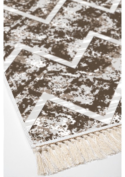 Kaymaz Taban Djt 3'lü Banyo Paspas Takımı Yıldız Deri Karışık Iskandinav F5128 Kahve fırsatları