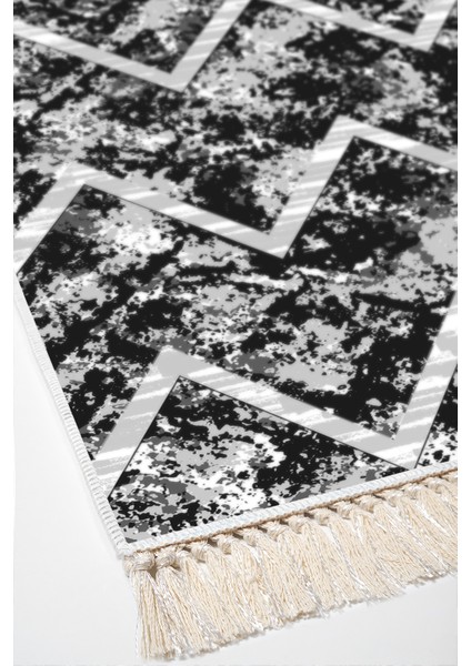 Kaymaz Taban Djt 3'lü Banyo Paspas Takımı Yıldız Deri Karışık Iskandinav F5128 Siyah fırsatları