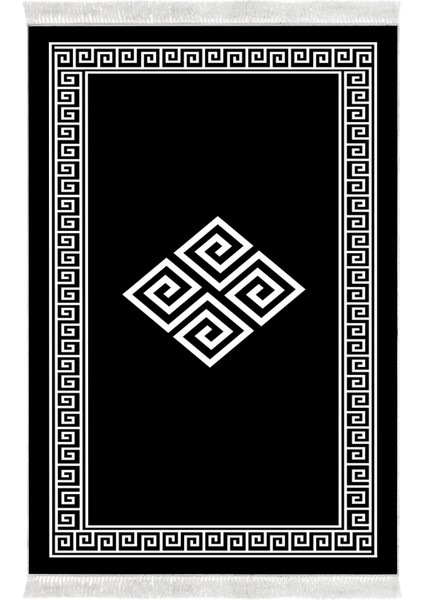 Kaymaz Taban Djt 2'li Banyo Paspas Takımı Trend Saçaklı Modern 656M Siyah fiyatları