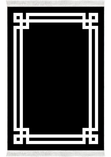 Kaymaz Taban Djt 2'li Banyo Paspas Takımı Star Pamuk Saçaklı Modern 1669 Siyah fiyatları