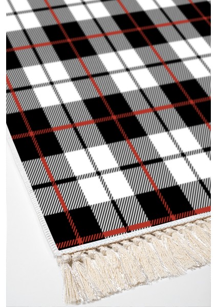 Kaymaz Taban Djt 2'li Banyo Paspas Takımı Trend Saçaklı Modern 750 Siyah fırsatları