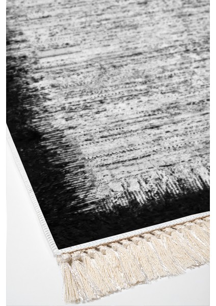 Kaymaz Taban Djt 3'lü Banyo Paspas Takımı Star Pamuk Karışık Modern 1342 Siyah fırsatları