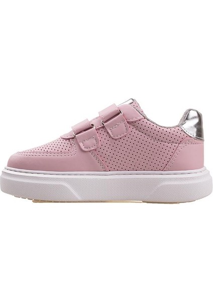 Pembe Kalın Taban Cırtlı Çocuk Sneaker