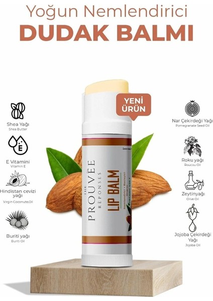 Prouvee Organics Lip Balm Tatli Badem