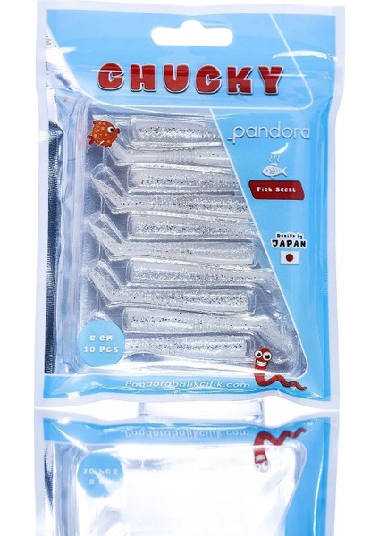 Pandora Chucky Micro Sandeel Silikonu White Glitter