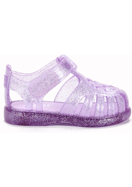 Tobby Gloss Glitter Kız/erkek Çocuk Sandalet S10308 Lila