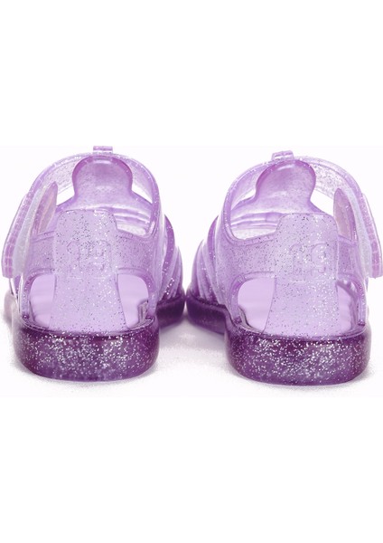 Tobby Gloss Glitter Kız/erkek Çocuk Sandalet S10308 Lila