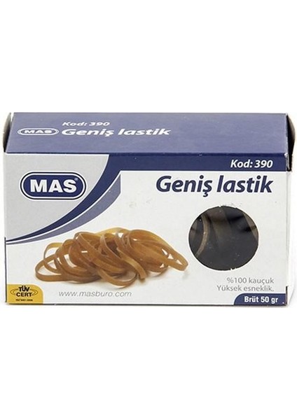 Mas Geniş Lastik 50GR 2 Kutu