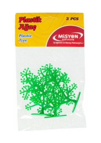 Plastik Ağaç 3lü AĞAÇ-001 - 2 Paket