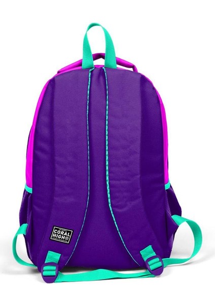 Kids Mor Pembe Üç Bölmeli Okul Sırt Çantası 14401 fırsatları