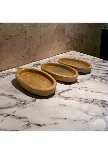 3'lü Eskişehir Güveç Balık Güveci Pişirme Tavası 25 cm (1 Kişilik)