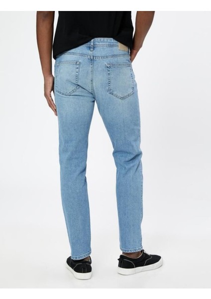 Slım Erkek Jean Pantolon - 3SAM40101ND