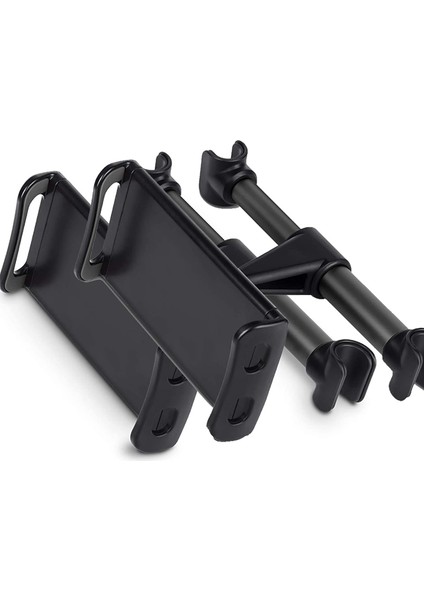 2 Adet Araba Oto Koltuk Arkası Telefon Tablet Tutucu Ayarlanabilir 360 Derece Dönebilen Pratik Stand