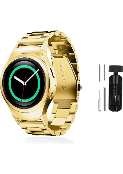 Samsung Galaxy Watch Gear S2 Uyumlu Kordon Kordon Metal Kordon Ayarlama Aparatlı