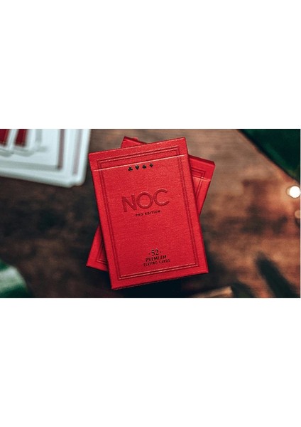 Bicycle Noc Pro Burgundy Red Marked Premium Oyun Kağıdı Kartı Iskambil Kartları Destesi