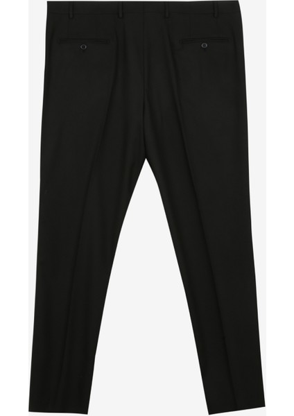 Normal Bel Normal Paça Regular Fit Siyah Erkek Pantolon PN1014400314