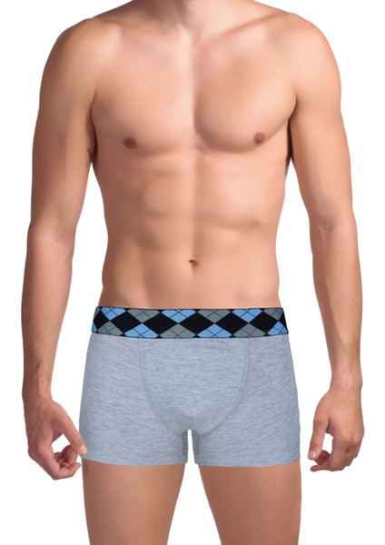 Açık Gri Erkek Boxer 100TDNBXR032