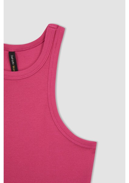 Slim Fit Halter Yaka Fitilli Kaşkorse Atlet X6705AZ23SP fiyatları