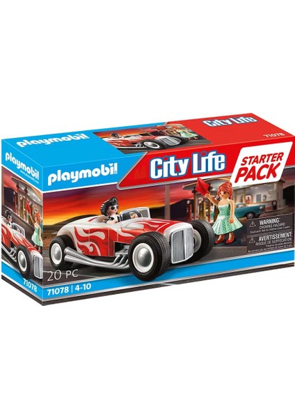Playmobil 71078 Starter Pack Hot Rod