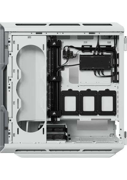 Corsaır CC-9011231-WW Icue 5000T Rgb Temperlı Cam 3X120MM Fan Dahılı Rgb Kontrolcu Full Tower Smart Bılgısayar Kasası Beyaz modelleri