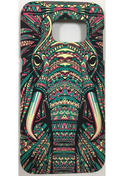 Samsung Galaxy S7 G930F Kabartma Baskılı Desenli Kılıf