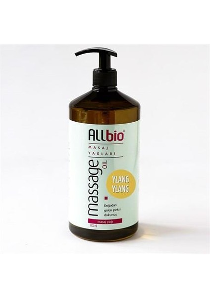 Allbio Masaj Yağı Ylang Ylang (1 Litre)