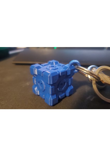 Portal 2 Temalı Companion Cube Anahtarlık Aksesuar Süs Eşyası fiyatları