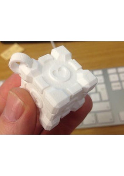 Portal 2 Temalı Companion Cube Anahtarlık Aksesuar Süs Eşyası indirimleri