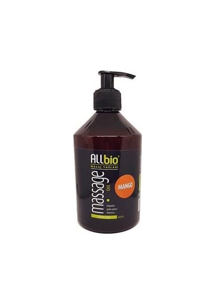 Allbio Bio4 Masaj Yağı Mango 500ML