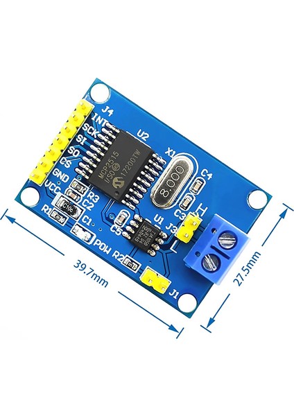 MCP2515 Can Ağ Haberleşme Modülü Can Network Transceiver Klemens Araba Otomasyon Kontrol Sis.