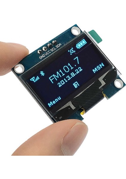 1.3 Inch I2C Mavi OLED LCD Modül SSH1106 Dc 3.3V 5V 128X64 Pixel Grafik LCD Display Ekran