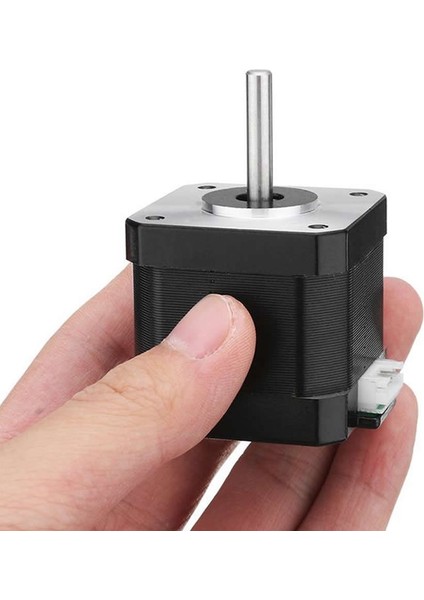 17HS4401S-09 Nema 17 Step Motor 0.28N.M 0.9 Derece 400 Adıım D Mil 2 Faz 1.3A 3D Printer