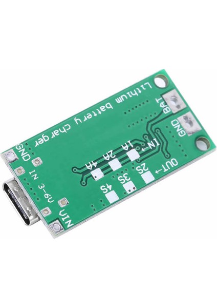 2S 1A TypeC Şarj Modül Çok Hücreli 18650 Lityum Pil Şarj Modül 8.4V 12.6V 16.8V Step-Up Boost CN330x