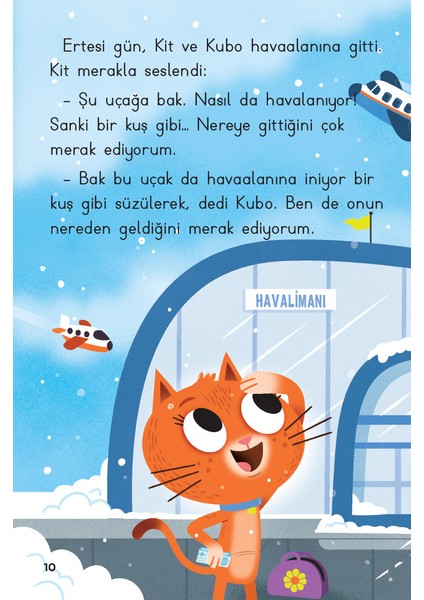 Kit ve Kubo İlk Uçak Seyahati