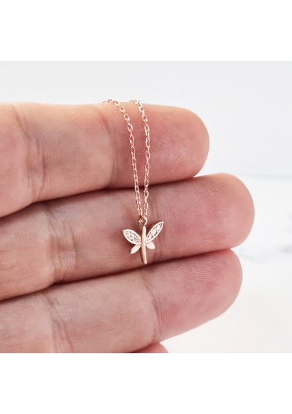 Rose Gümüş Mini Yusufçuk Kolye fiyatları