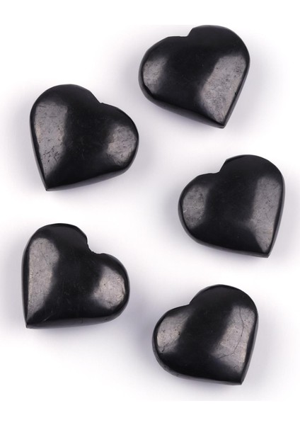 Shungite Doğal Taş Kalp