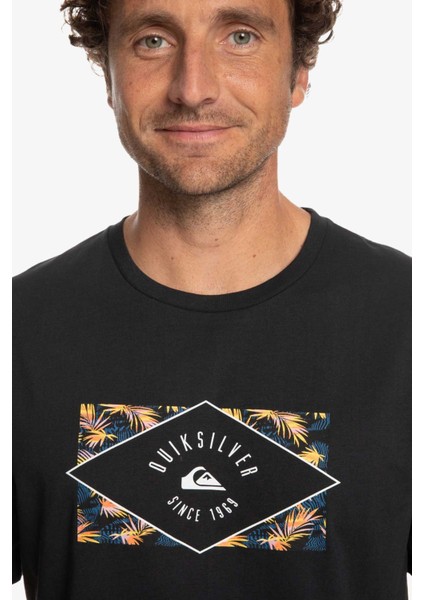 Circled Line Erkek T-shirt EQYZT07228 modelleri